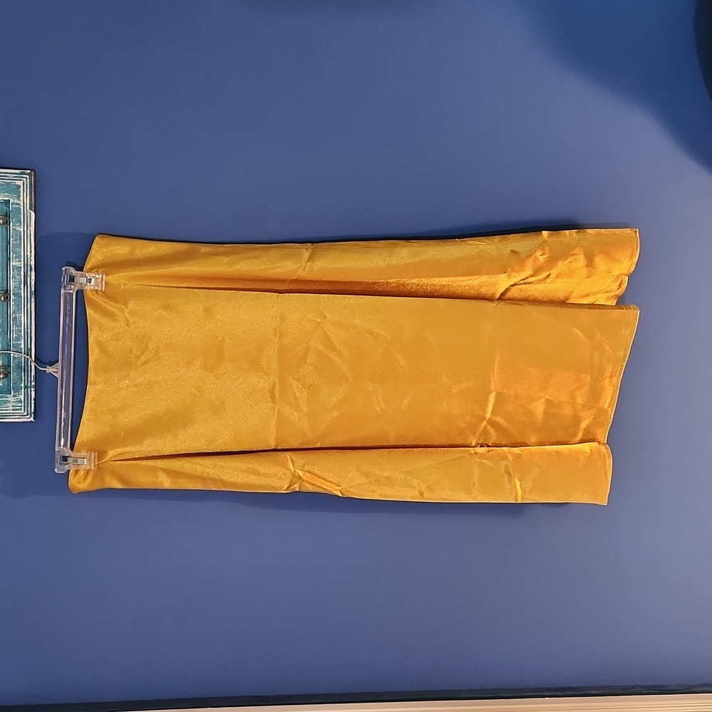 Gold Silk Skirt
